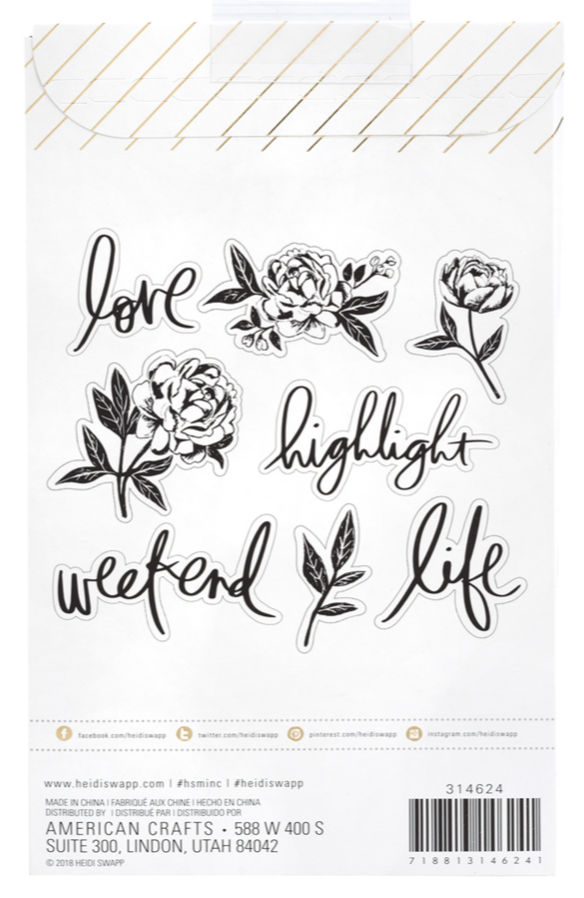 Heidi Swapp Floral Stamp – Vicki Boutin Design