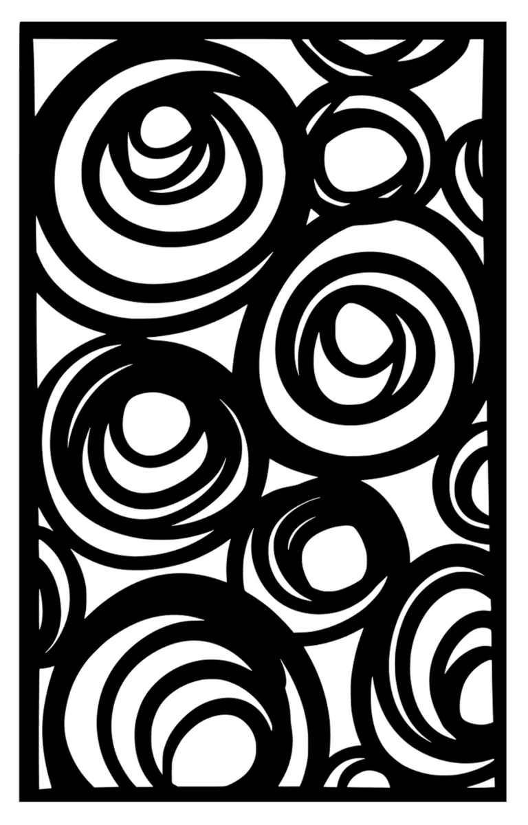 Scribble Circle stencil – Vicki Boutin Design