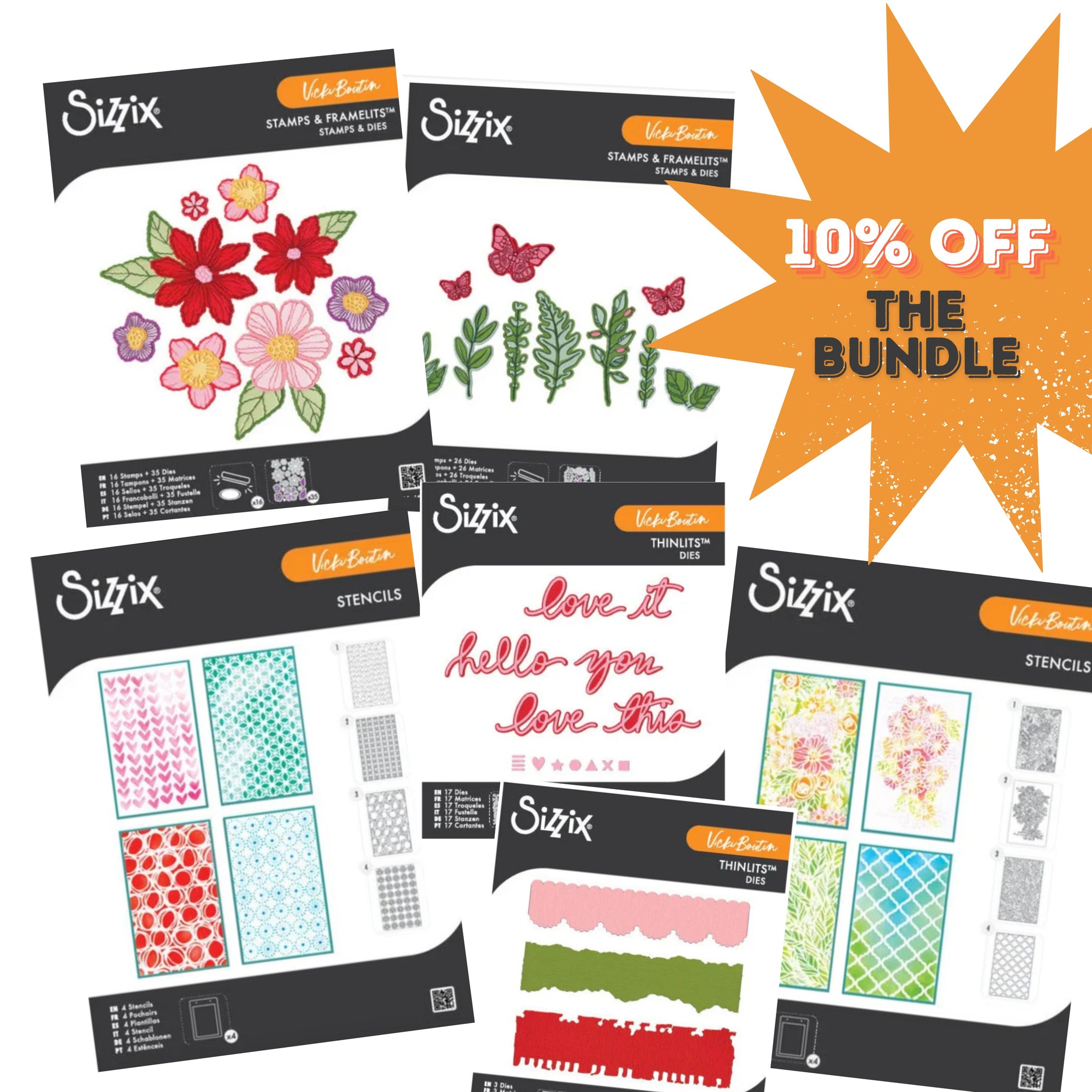 SIZZIX BUNDLE: Vicki Boutin and Sizzix First Release - CANADA