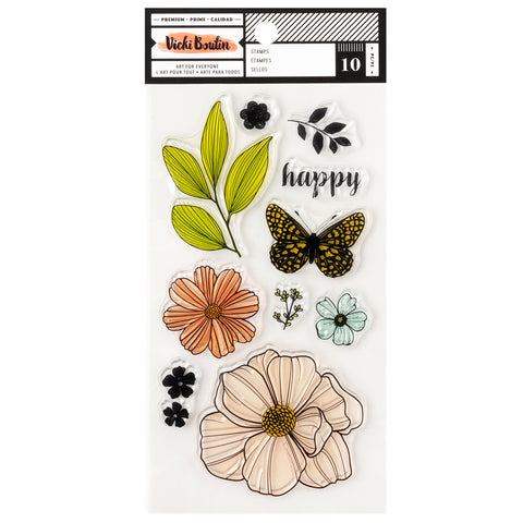 VICKI BOUTIN Floral Stamps- PRE-ORDER