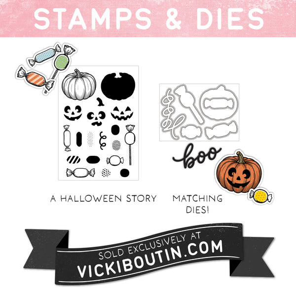 PREORDER!! A Halloween Story Stamp and Die Set - US SHIPPING ONLY!!