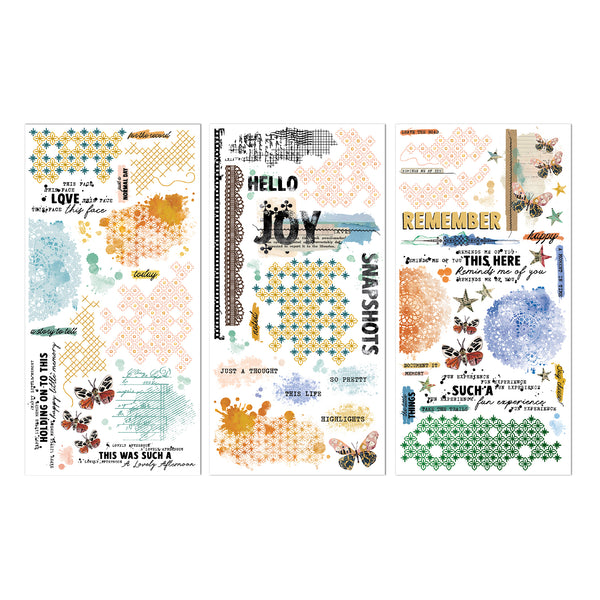 PREORDER!! A Paper Story Rub-ons- US SHIPPING ONLY!!