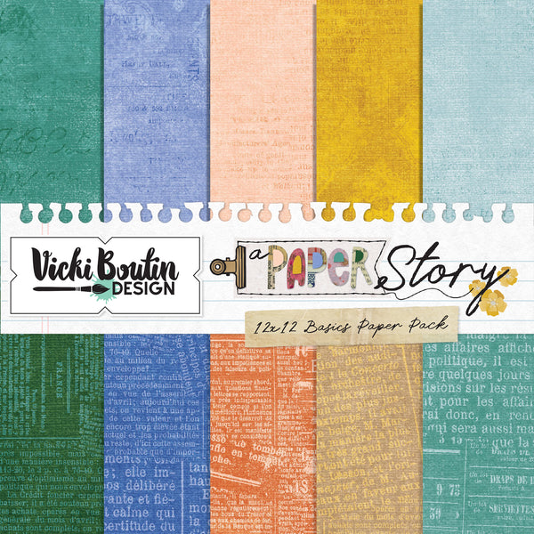 PREORDER!! A Paper Story Basics Paper Pack - US SHIPPING ONLY!!