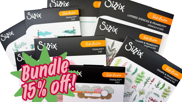 PREORDER!! SIZZIX BUNDLE - Vicki Boutin September Release!! Canada SHIPPING ONLY!!