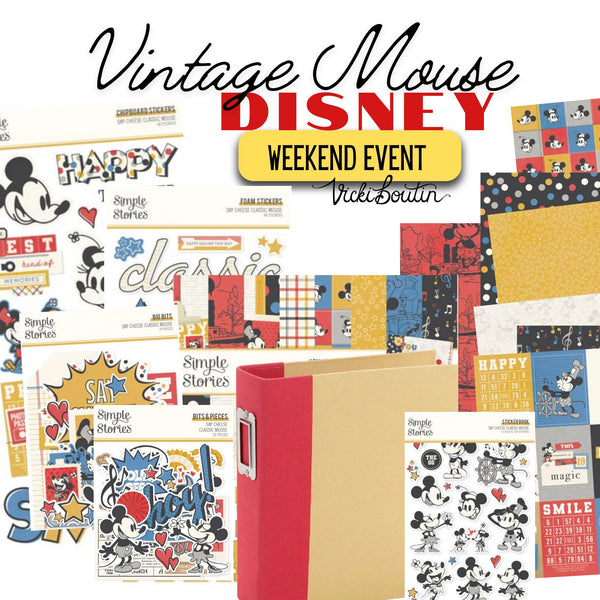 Classic Mouse 6x8 Album and 10 Layout Workshop Event