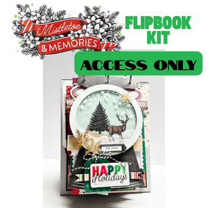 Mistletoe and Memories Christmas Flip Book Class- ACCESS ONLY