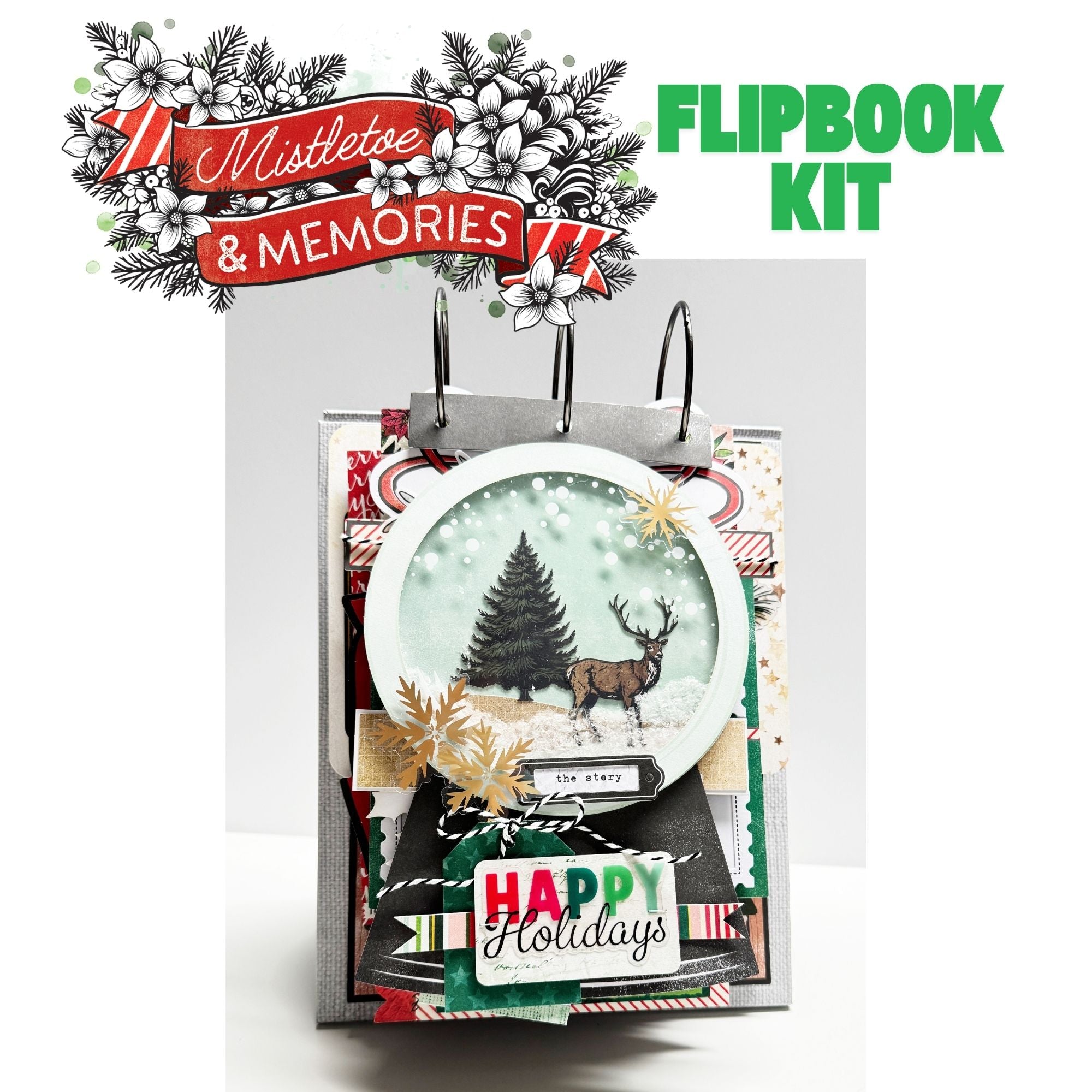 Mistletoe and Memories Flipbook Kit- Preorder