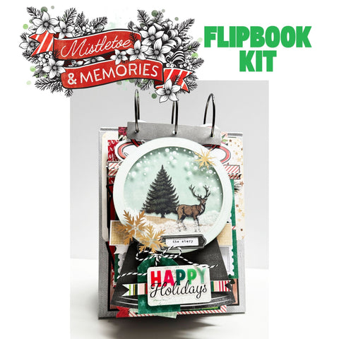 Mistletoe and Memories Flipbook Kit- Preorder