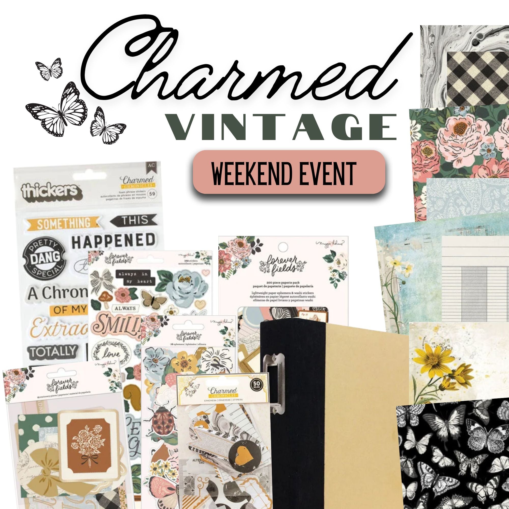 Charmed Vintage 6x8 Album and Layouts Class Kit – Vicki