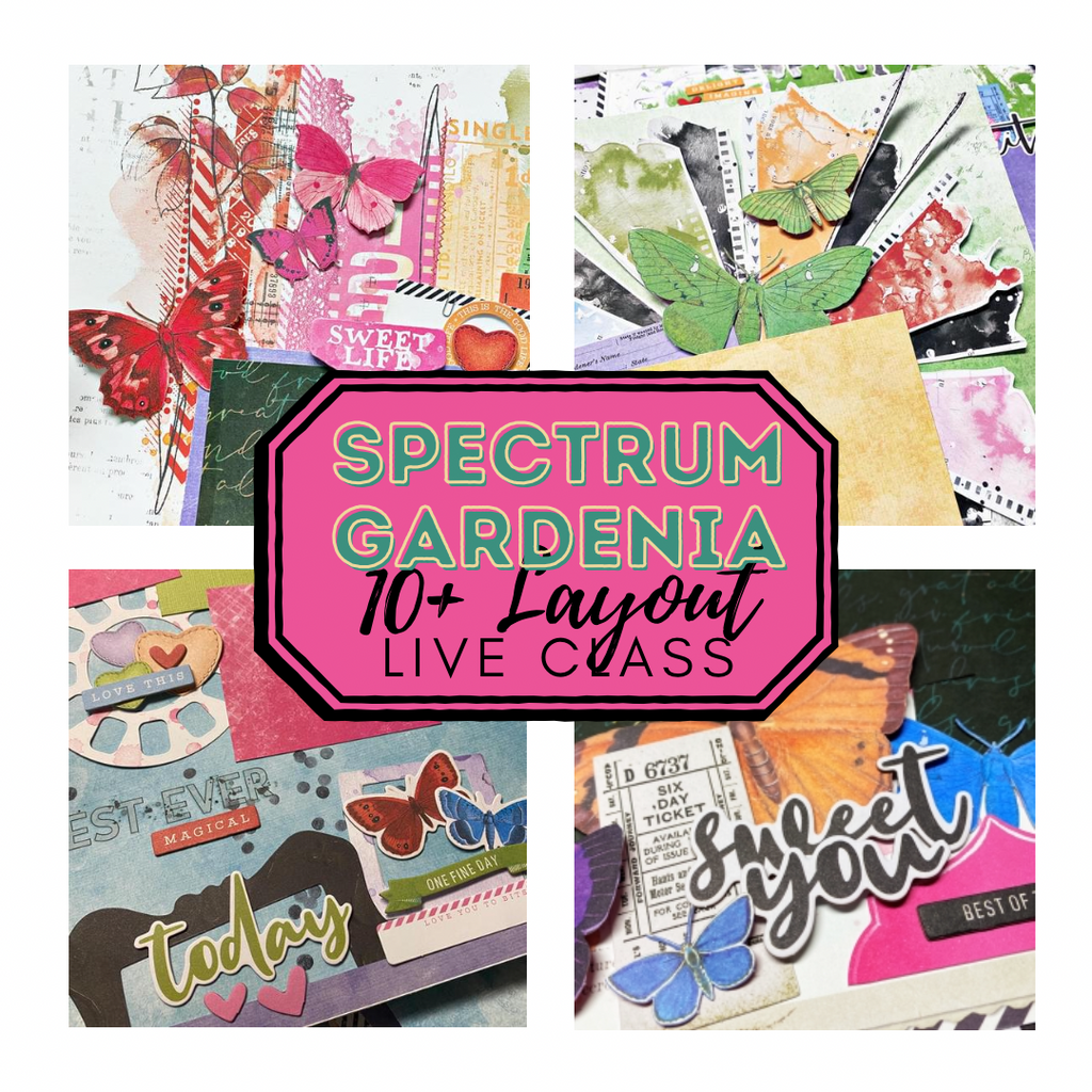 49 and Market Spectrum Gardenia Collection Kit, 6x8 Sentiment Rub