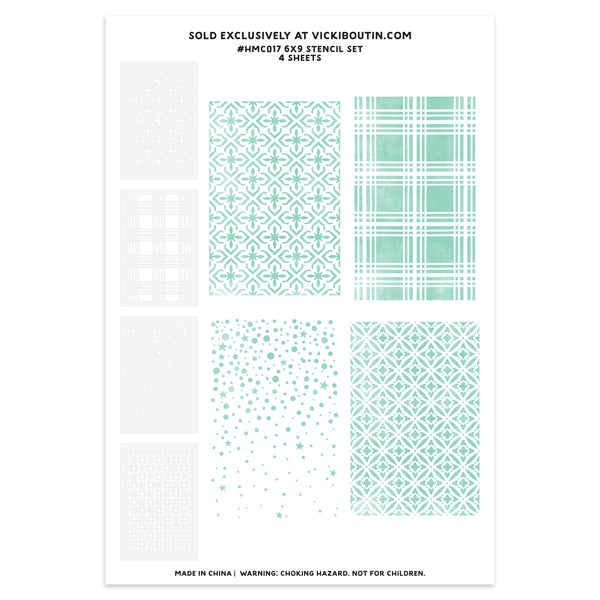 PREORDER!! Holiday Market Co STENCIL SET - CANADA SHIPPING ONLY!!