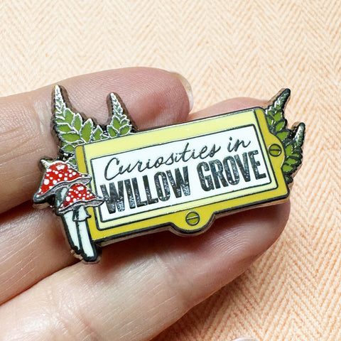 Curiosities in Willow Grove Exclusive Pin