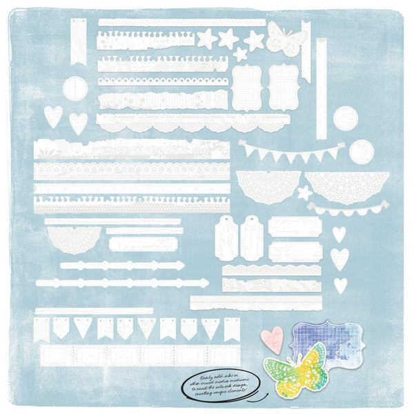49 and Market IRRESISTIBLES Die Cut Borders - CANADA SHIPPING ONLY!!