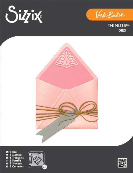 PREORDER!! SIZZIX Thinlets Die Set - First Class Mail- by Vicki Boutin - US SHIPPING ONLY!!