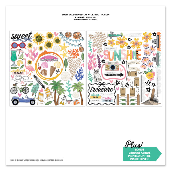 PREORDER!! Sunset Beach Club Laser Cuts-US SHIPPING ONLY!