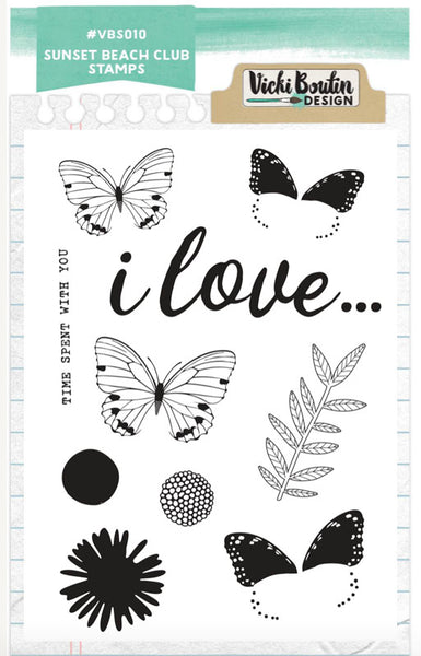 Sunset Beach Club 4x6 Stamp and Die Set Bundle -US SHIPPING ONLY!