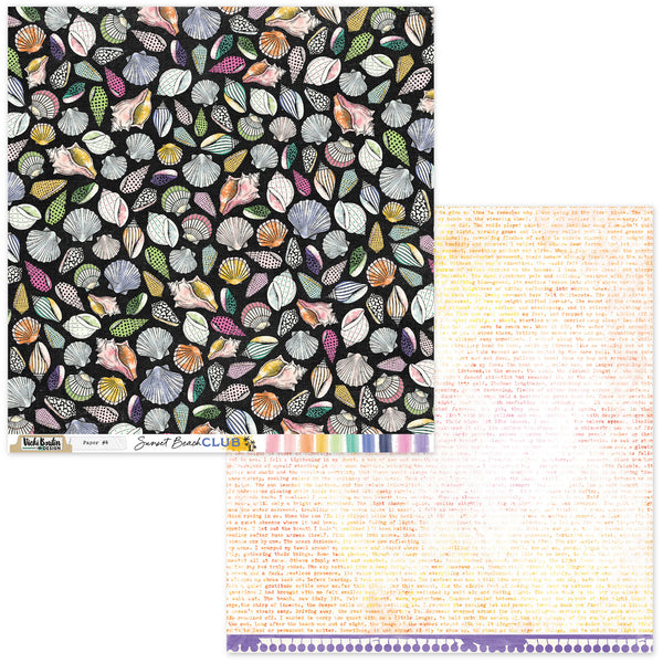 PREORDER!! Sunset Beach Club Patterned Paper Pack-CANADA SHIPPING ONLY!