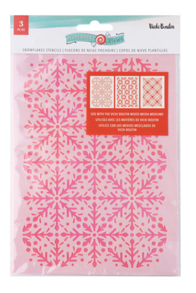 Peppermint Kisses Stencil pack