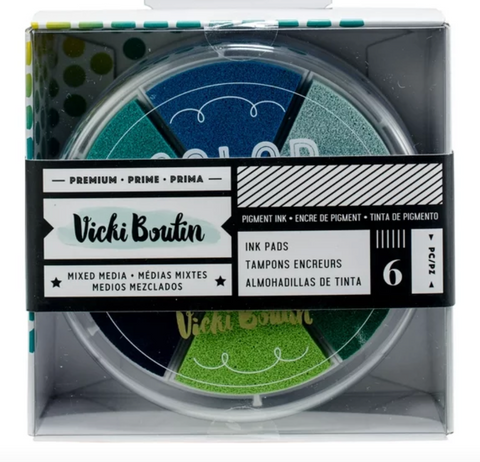 VICKI BOUTIN Color Wheel Pigment Ink- Cool- PRE-Order