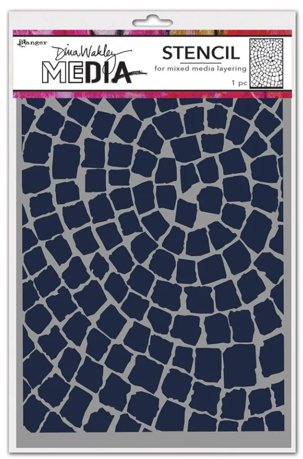 Dina Wakely Mosaic Circles 6x9 Stencil