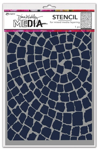 Dina Wakely Mosaic Circles 6x9 Stencil