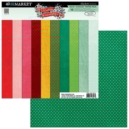 Mistletoe and Memories 12x12 Staples Pack - US ONLY!!