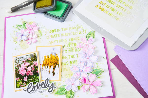 PREORDER! SIZZIX A5 Stencil 4PK - Words and Numbers by Vicki Boutin CANADA SHIPPING ONLY!!