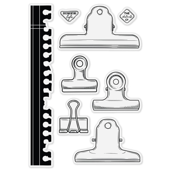 PREORDER!! Vicki Boutin Exclusive Clips Stamp and Die Set- US SHIPPING ONLY!!