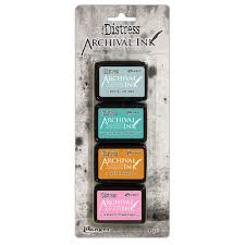 Tim Holtz Distress Archival ink Kit 4