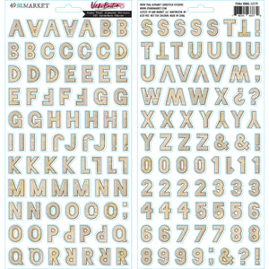 49 and Market- Vicki Boutin Paper Trail Alphabet Stickers