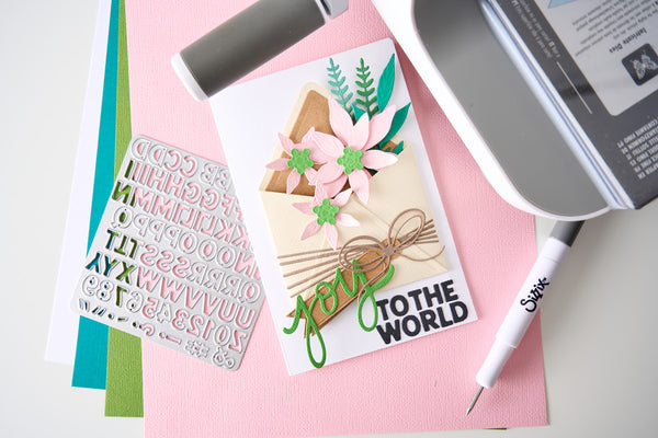 PREORDER!! SIZZIX Thinlit Die Set - Mini Bold Alpha - by Vicki Boutin - US SHIPPING ONLY!!