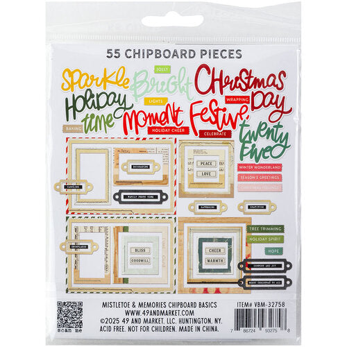 Mistletoe and Memories Chipboard Basics - US ONLY!!