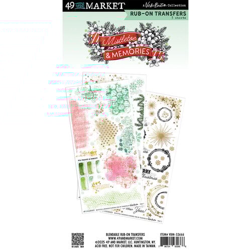 Mistletoe and Memories Blendable Rub-ons - US ONLY!!