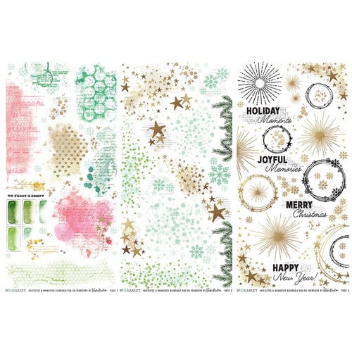 Mistletoe and Memories Blendable Rub-ons - US ONLY!!