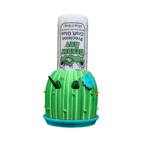 Bearly Arts - Cactus Glue Holder Turquoise - US SHIPPING ONLY!!
