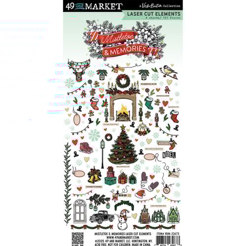 Mistletoe and Memories Laser Cut Elements - US ONLY!!