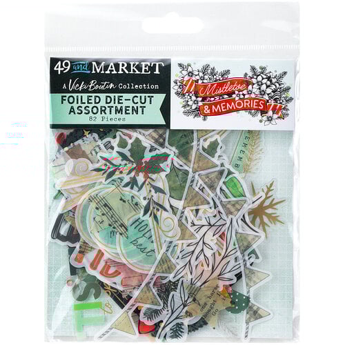Mistletoe and Memories Foiled Die Cut - US ONLY!!