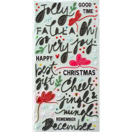 Mistletoe and Memories Puffy Stickers - US ONLY!!