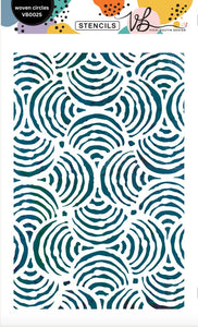 Vicki Boutin Exclusive Stencils Set 3- Woven Circles VB025