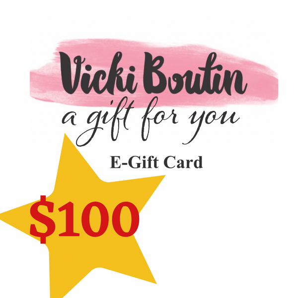 Vicki Boutin Design Gift Cards