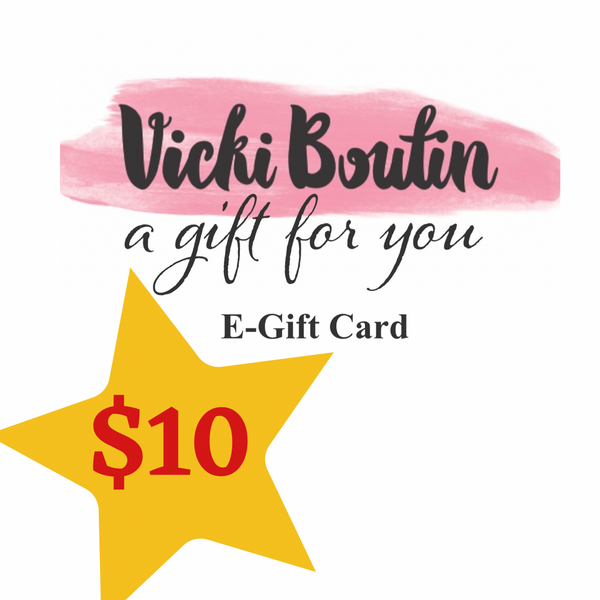 Vicki Boutin Design Gift Cards