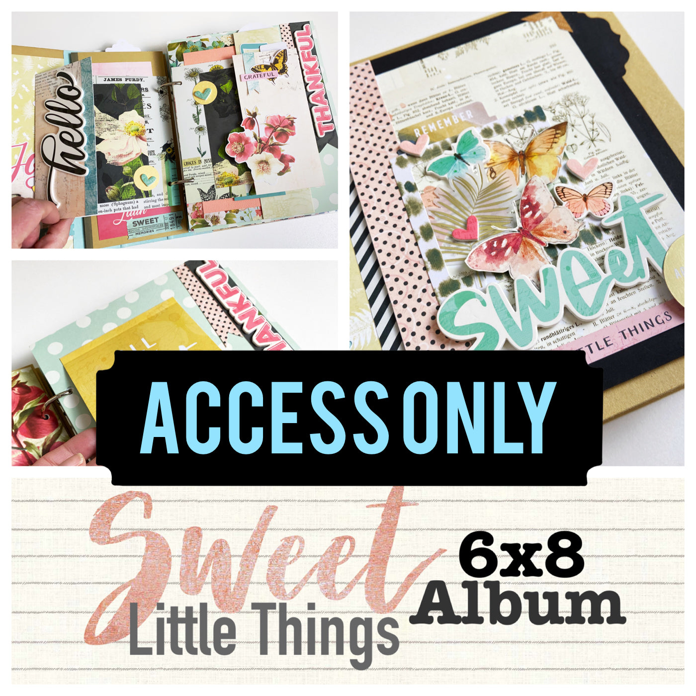 Sweet Little Things 6x8 Album- ACCESS ONLY- NO KIT